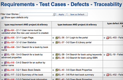 Customize Traceability Reports using Wiki
