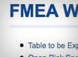 FMEA Work Sheet