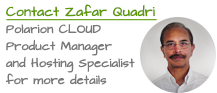 Contact Zafar, Polaroin CLOUD Product Manager