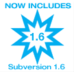 Now includes Subversion 1.6